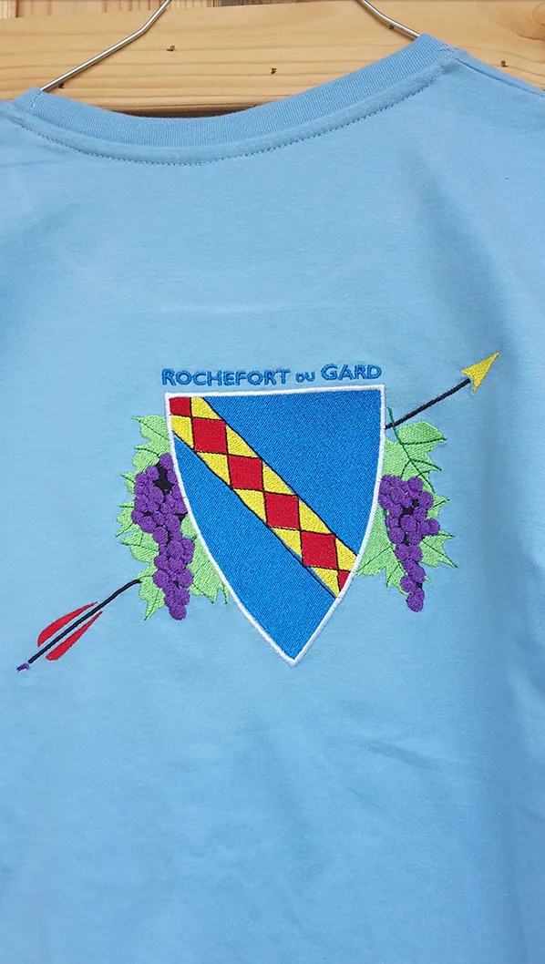 Broderie sur polos personnalisés